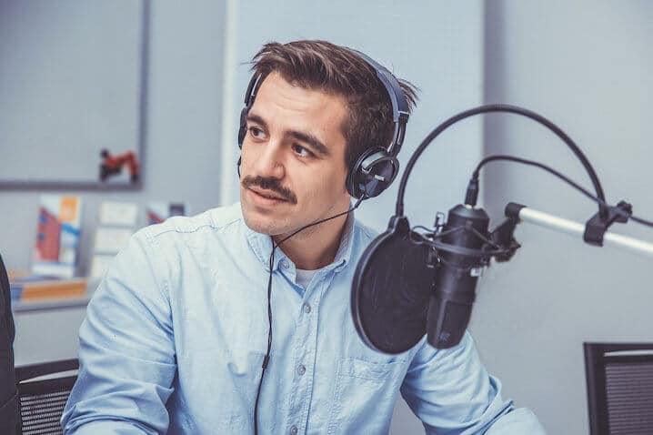 Der Moderator des Unternehmer Radios Danilo Manca