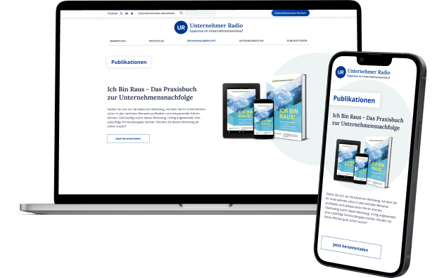Publikationen von Unternehmer-Radio Mockup