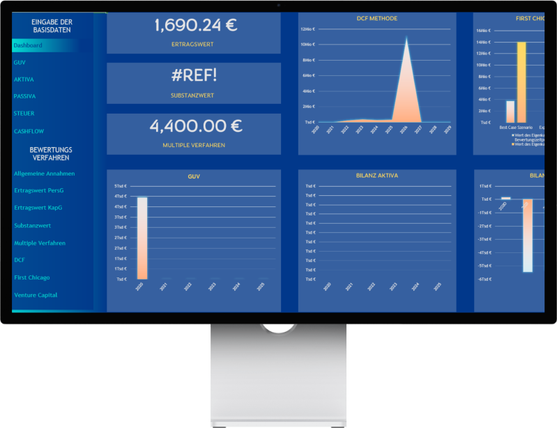 Unternehmensbewertungs Tool Excel von Unternehmer Radio Unternehmensbewertungs Tool Excel von Unternehmer Radio