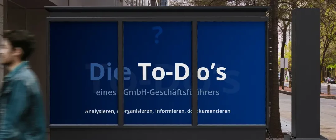 Die To-Dos eines GmbH Geschäftsführers Unternehmer Radio klärt auf